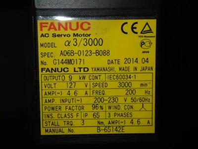 USED FANUC A06B0123B088