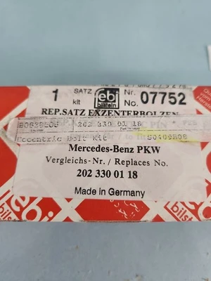 Mercedes Control Arm Eccentric Bolt Kit 202 330 01 18.**NEW** *SEALED IN BOX*