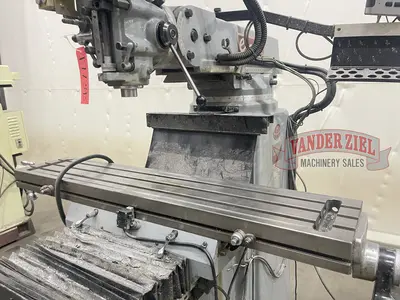 Used ACER ACER EVS-3VKH VERTICAL KNEE MILL, 10" X 50" TABLE Vertical Mills Michigan US | Vander Ziel Machinery Sales #1281275