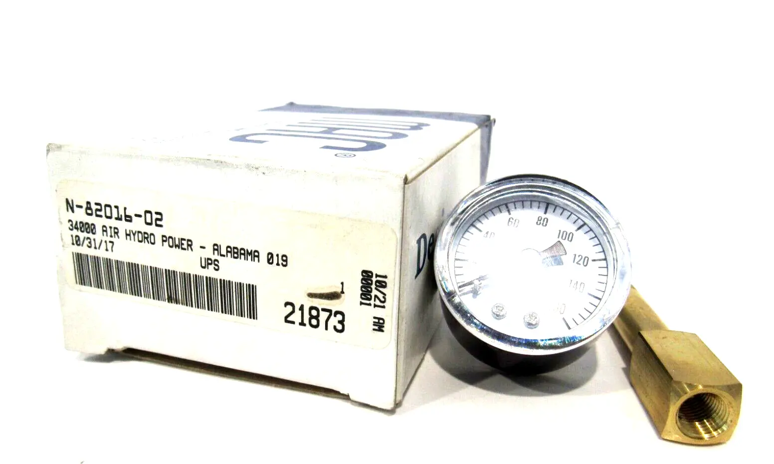 NEW MAC VALVES N-82016-02 PRESSURE GAUGE KIT N8201602