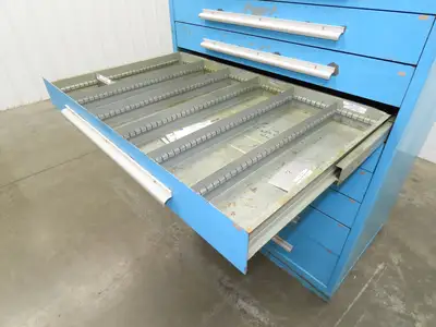 Nu-Era Modular Tool Storage Cabinet 10 Drawer 45x28x61" Stanley Vidmar Lista