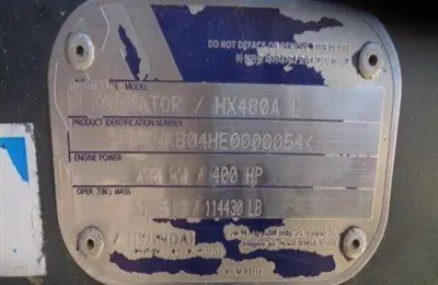 Used HYUNDAI HX480AL Excavators Texas US | Mitsubishi HC Capital America #1362677