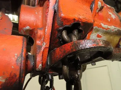Chicago Pneumatic 1/2 Ton 1000Lb Power Vane Air Chain Hoist 9' 9" Lift  Pendant