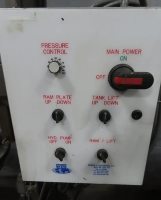 Myers Hydraulic Ram Discharge Press, RAM-420