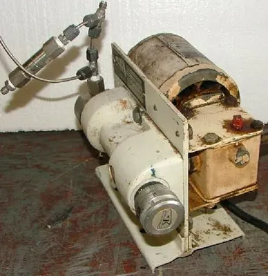 QTY. 1. MILTON ROY MINI PUMP, MODEL: 196-57, S/N: ...