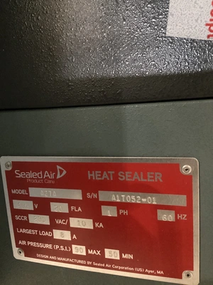 Used SHANKLIN A27A Sealers Michigan US | iGAM Industrial Marketplace #1361983