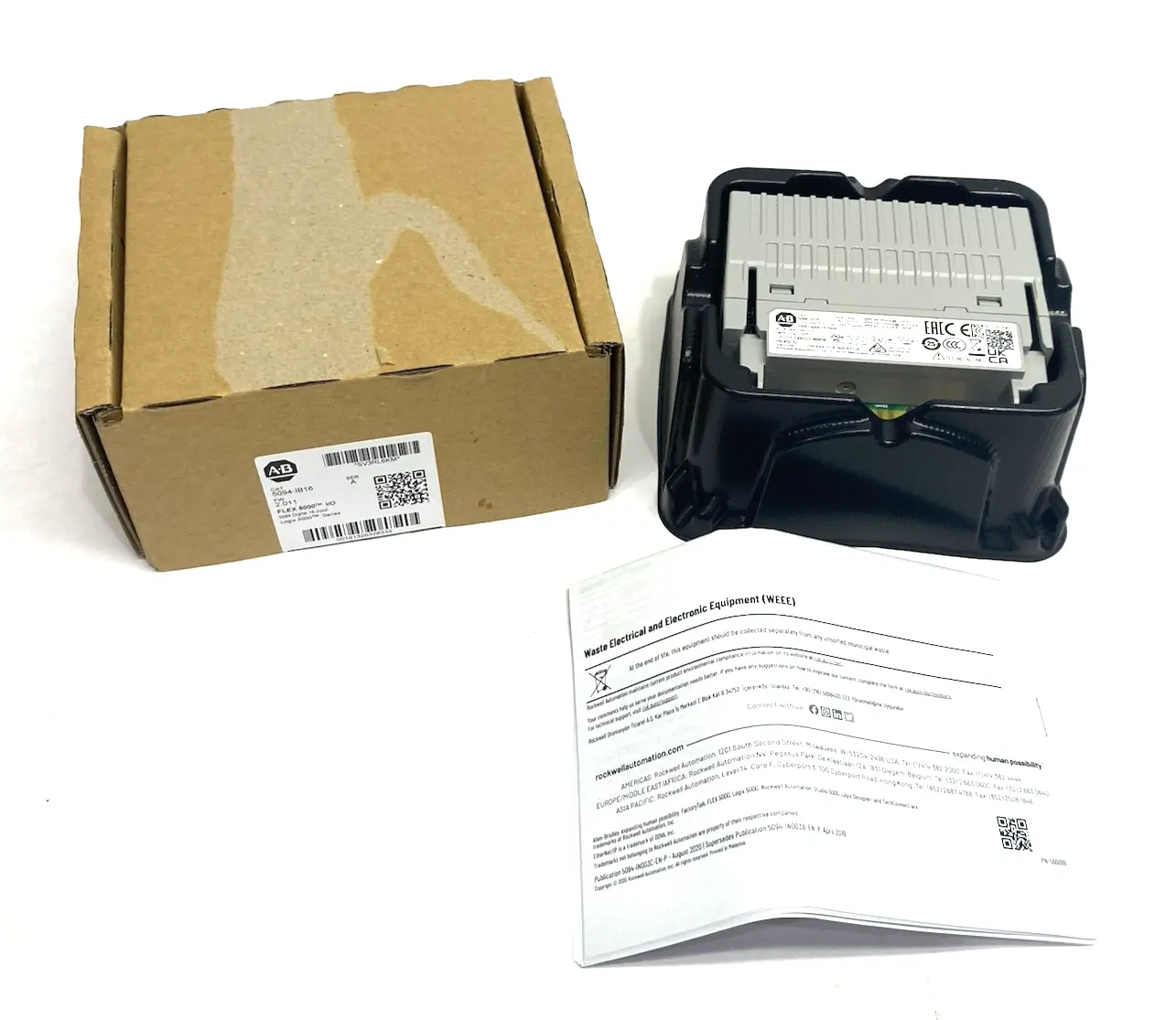 New | in-Stock Allen-Bradley Ser. A FLEX 5000 I/O Digital Input Module, 16-Channel PLC Processors Michigan US | Maverick Industrial Sales #1389178