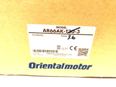 USED ORIENTAL MOTOR ALPHASTEP CLOSED LOOP STEPPER MOTOR AND DRIVER MOD.