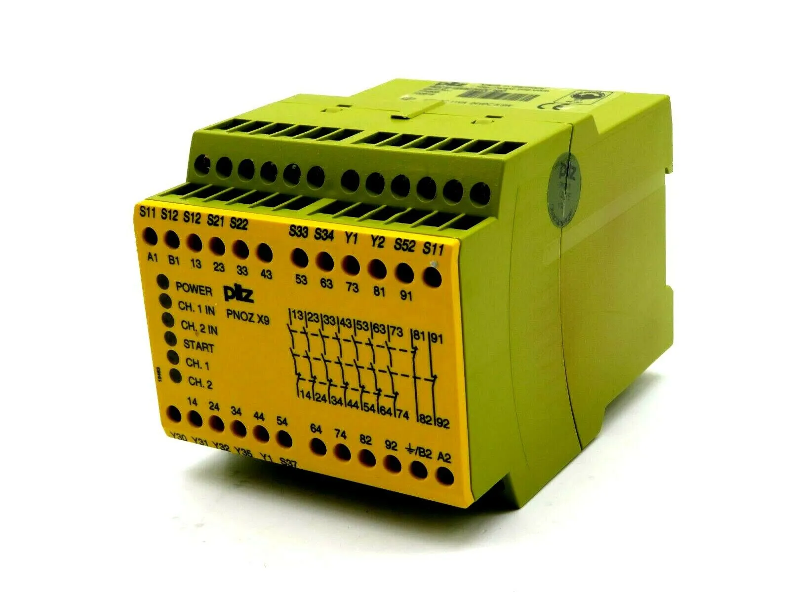 USED PILZ PNOZ-X9-120VAC/24VDC-7S-2O SAFETY RELAY PNOZX9120VAC24VDC7S2O