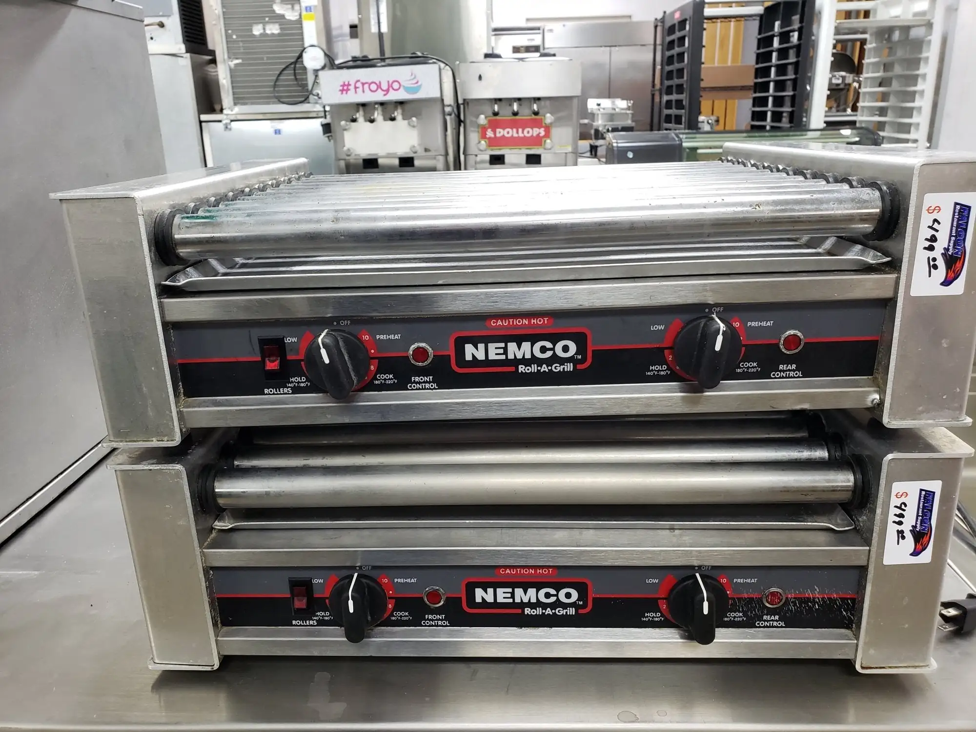 Used Nemco Used Nemco 8027 Hot Dog Roller Grill - 27 Hot Dog Capacity (110V) Grills & Griddles Illinois US | Falcon Restaurant Supply #1376800