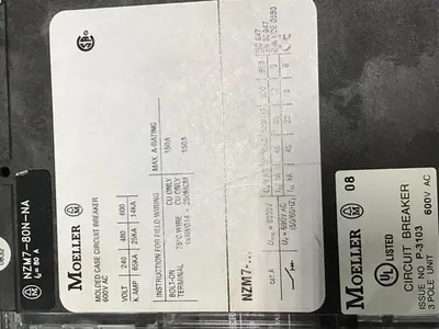 USED MOELLER NZM7-80N-NA