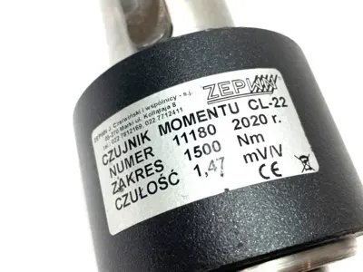 USED ZEPWN TWO-DIRECTIONAL STATIC TORQUE MEASUREMENT SENSOR 1500NM