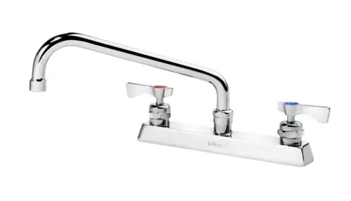 Krowne 15-510L Deck Mount Faucet - 10" Swing Spout, 8" Centers