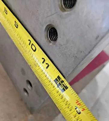 Suburban Tool PAW 121212 G Angle Block 12" x 12" x 12" Milled Plain Webbed