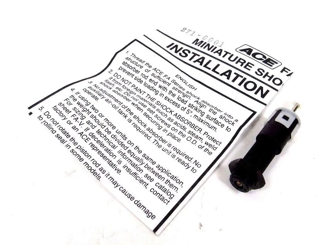 NEW ACE CONTROLS 271-0001 MINITURE SHOCK ABSORBERS 2710001