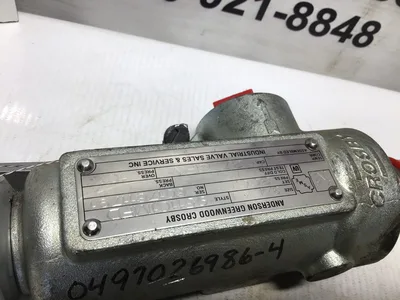 Crosby 951101MFD 3/4x1in Steel Relief Valve