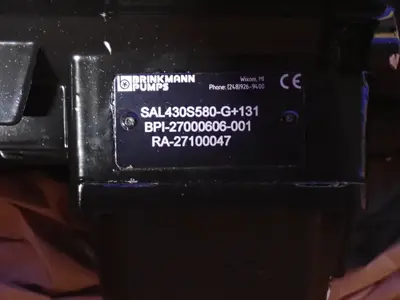 USED BRINKMANN PUMPS STA403/450MV+210