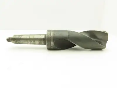 3-1/8" 2 Flute Drill HSS Bit High Speed No 5 Morse Shank CHIPPED