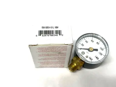 New | in-Stock Ashcroft Pressure Gauge, 1/8" NPT, 1-1/2" Face, 0/160psi Universal Pressure Meters Michigan US | Maverick Industrial Sales #1401326