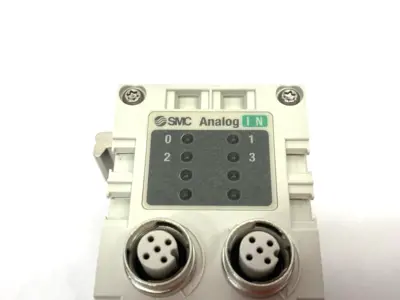 New | in-Stock SMC Analog Input 4-Channel Serial Interface Unit 2 x M12 Ports PLC Input & Output Michigan US | Maverick Industrial Sales #1454220