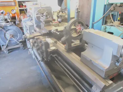 20.5" x 60" Webb, gap bed engine lathe, tooling