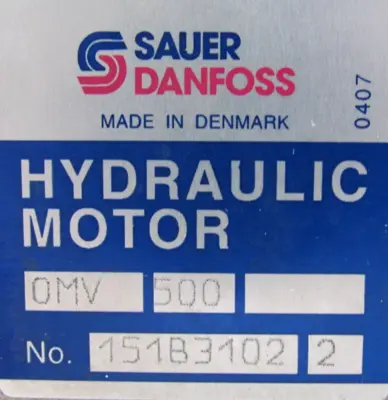 NEW SAUER DANFOSS OMV-500 HYDRAULIC MOTOR OMV500 151B3102