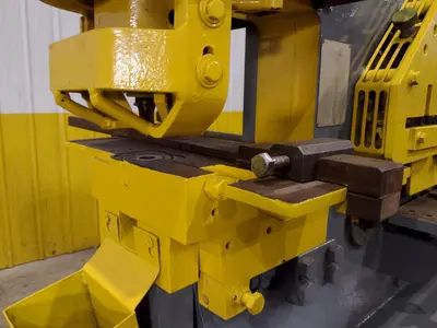 110 TON GEKA MODEL #HYD-110 HYDRUALIC IRONWORKER, NEW 1999: YOBRO #23975