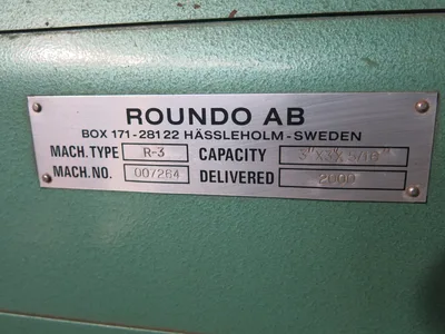 ROUNDO R-3 HYDRAULIC ANGLE BENDING ROLL