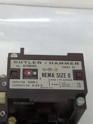 Used CUTLER-HAMMER A10BN0 Miscellaneous Equipment (Electrical & Power) | Surplus Asset Holdings #1202865