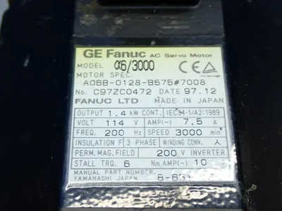 Used FANUC A06B0128B575#7008 Motors (misc) Ohio US | HGR 24 #887333