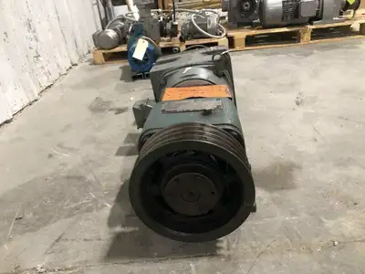 Double Reduced 5HP Motor w/ TM DR100A Gear Drive/Speed Reducer 5.1:1 1745RPM 3PH
