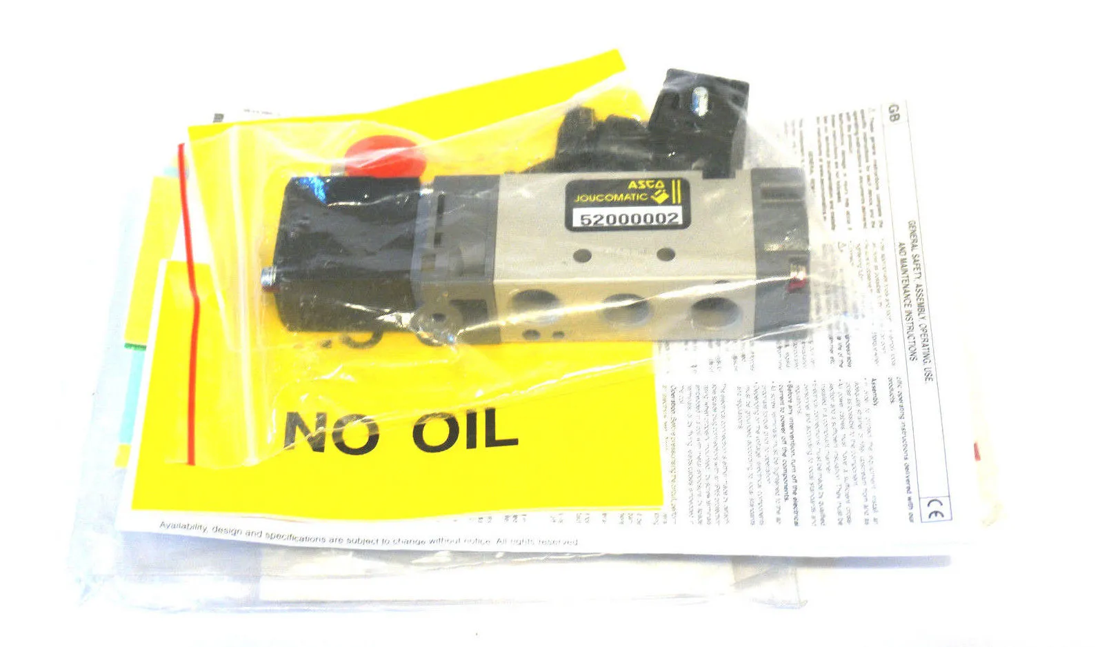 NEW ASCO 52000002 VALVE