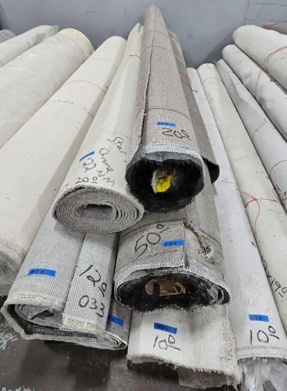 7 Rolls of Misc. Carpet Remnants - Approx. 1800 sq. ft.