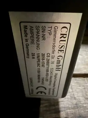 Used CRUSE GMBH CS295ST1100-RD-LED Inspection Machines New Jersey US | Perry Equipment #1332840