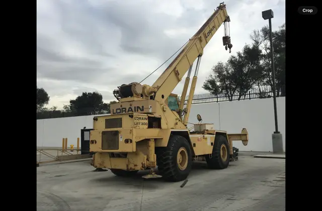 Used 1988 LORAIN LRT300 Cranes (Misc) California US | E&M Equipment #1503642