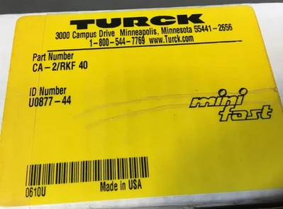 Used TURCK _UNKNOWN_ Connector Accessories South Carolina US | Palmetto Automation #1545015