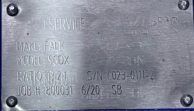 Lightnin Mixer Model 915-RELB-2002 Rated 200HP Class 2