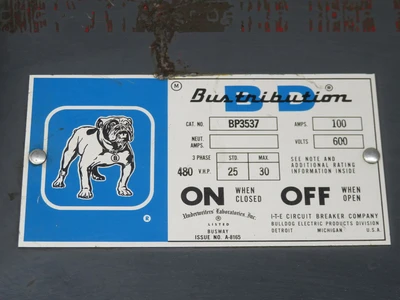 Used BULLDOG ELECTRIC _UNKNOWN_ Relays & Switches Texas US | OCO Industrial #1689900