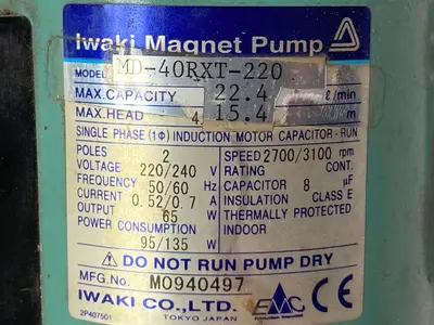 USED IWAKI MD-40RXT-220