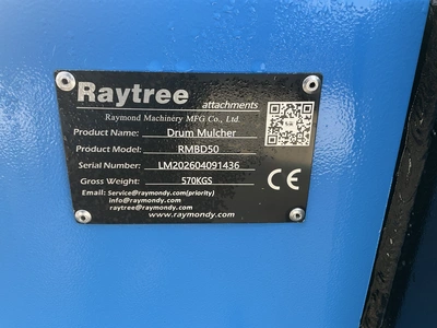Used RAYTREE RMBD50 50” LOW FLOW DRUM MULCHER SKID STEER ATTACHMENT Skid Steer Brush Cutters Michigan US | Miedema Asset Management Group #1468765