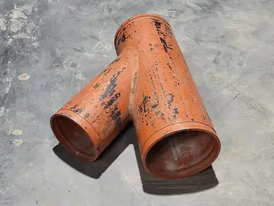 10"x10"x8" Segmentally Welded Pipe Reducing Lateral