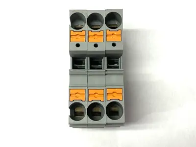 USED PHOENIX CONTACT FEED-THROUGH TERMINAL BLOCK 3212120 LOT OF 3
