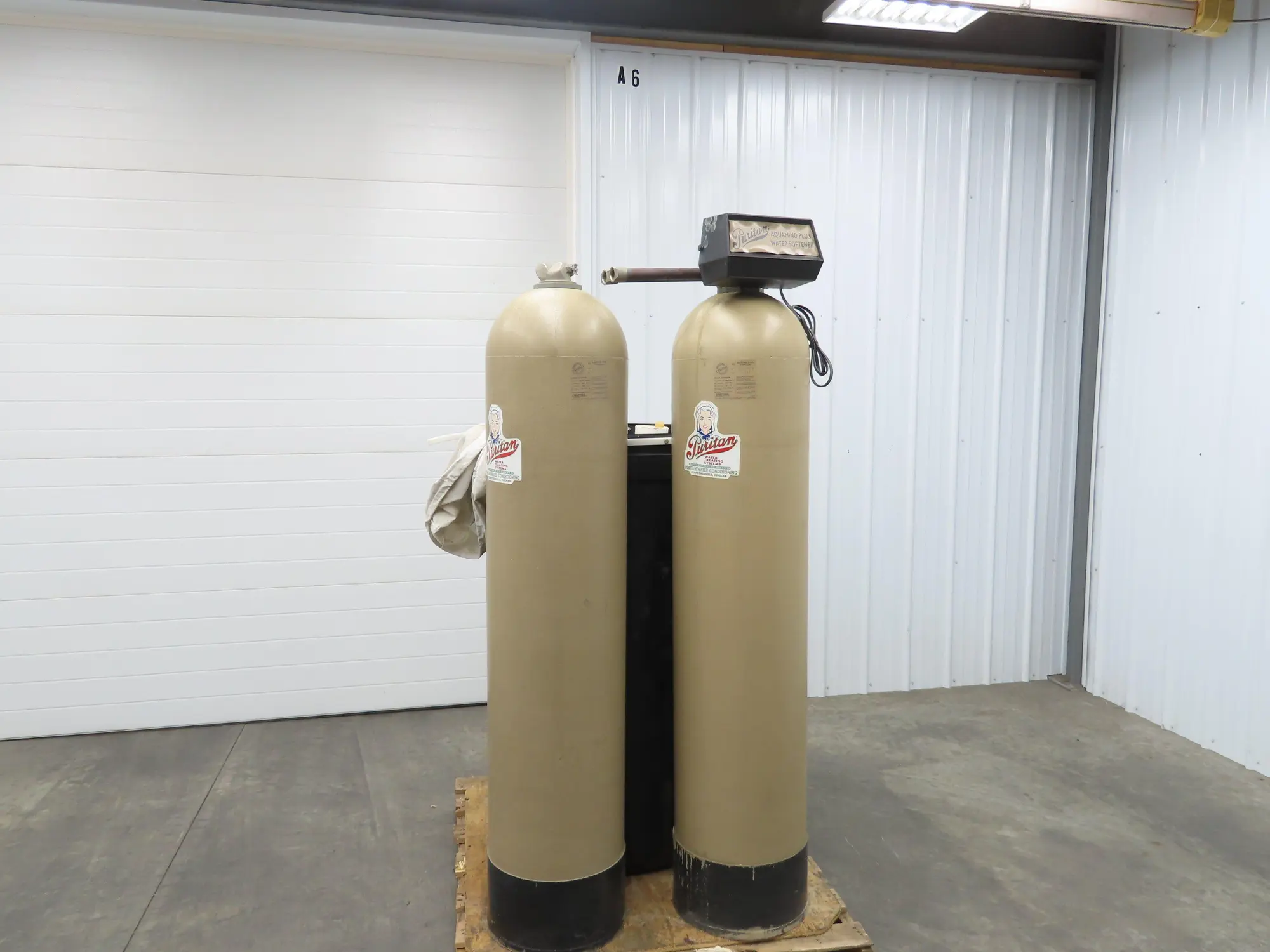 Puritan FT-90 Aquamind Plus Twin Tank Water Softener Brine Tank 1" Hookup