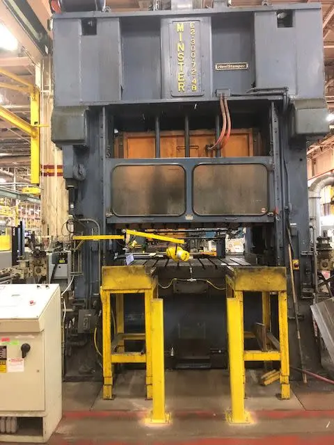 Used MINSTER E2 300 72 48 Straight Side Presses Ohio US | D & D Industries #437877