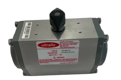 NEW ULTRAFLO 100-080-DA DOUBLE ACTING VALVE OPERATOR 100080DA