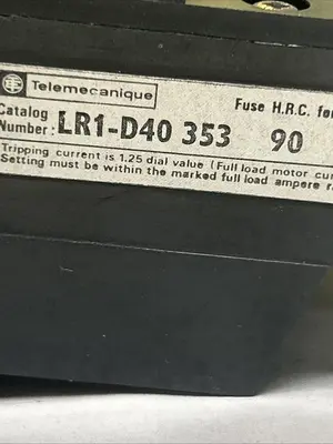 Used TELEMECANIQUE LR1-D40 Miscellaneous Equipment (Electrical & Power) | Surplus Asset Holdings #1190082