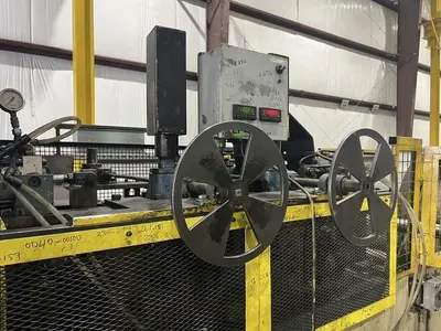 15,000 LB x 36" x .312" COE Coil Cradle Straightener Feeder Space Saver Servo Feed Line