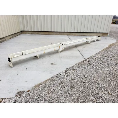 Used 8" dia. x 21' Long Paddle Conveyor Mixer