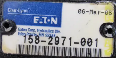 NEW EATON 158-2971-001 HYDRAULIC MOTOR 1582971001