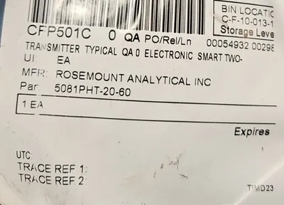 Used Rosemount ROSEMOUNT 3081-PH pH Meter South Carolina US | Palmetto Automation #1159130